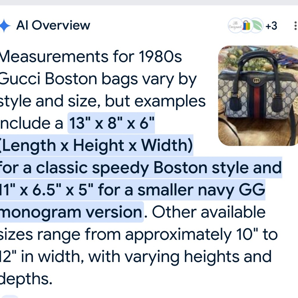 GUCCI - Boston Bag with iconic Sherry Line logo - Picture 16 of 16